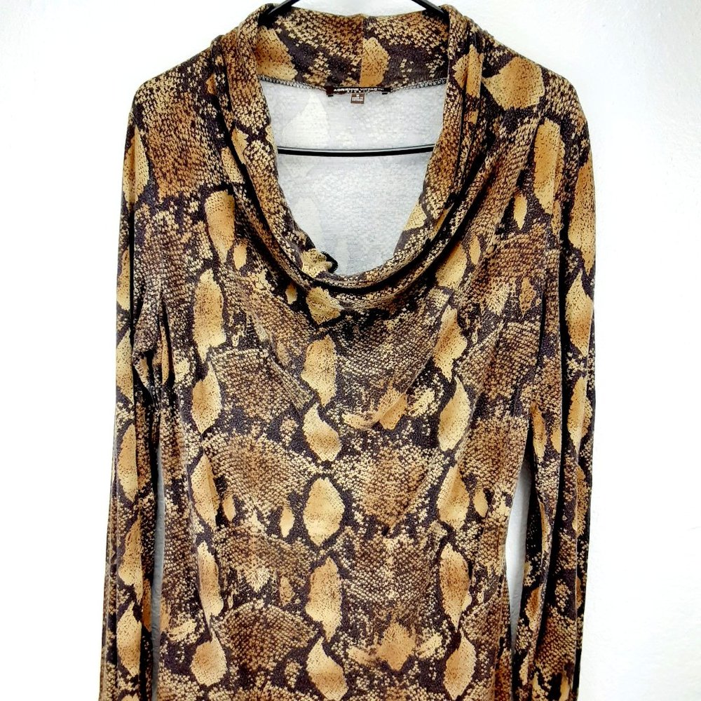 Adrienne Vittadini Cowl Neck Sweater size M